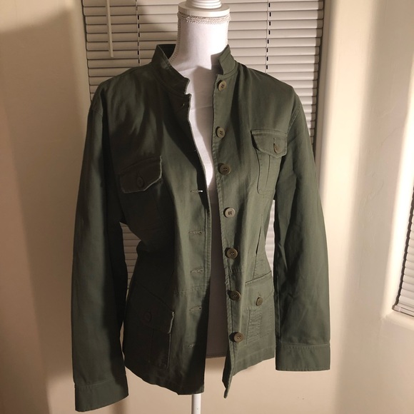 Jones New York Jackets & Blazers - Jones New York Military Jacket in Army Green